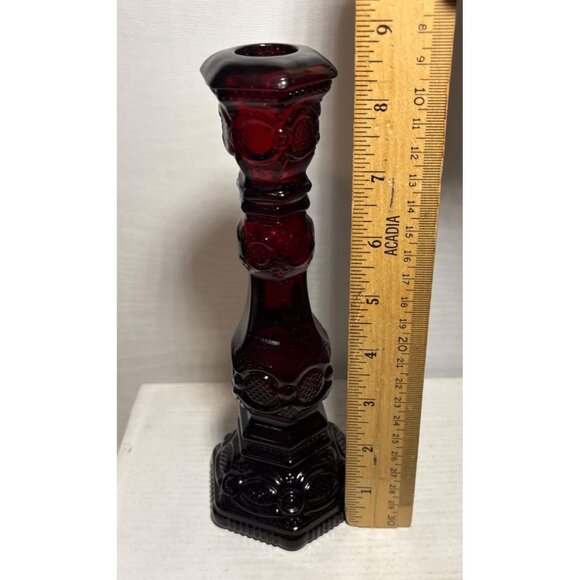 Avon Cape Cod Chandelier Candlestick 5 Oz Skin So Soft Bath Oil Vtg NOS Box 8.5" - Picture 8 of 10